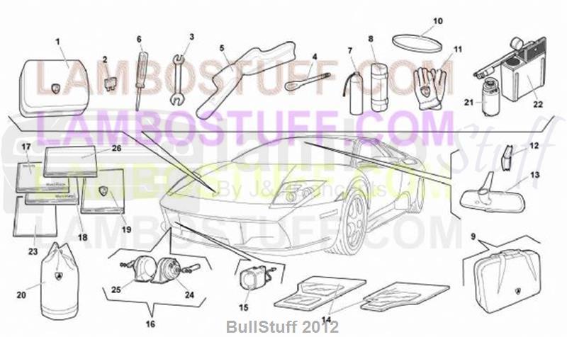 2010 Lamborghini MURCIELAGO LP 640 COUPE JAPAN ACCESSORIES (012.01.00)